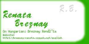 renata breznay business card